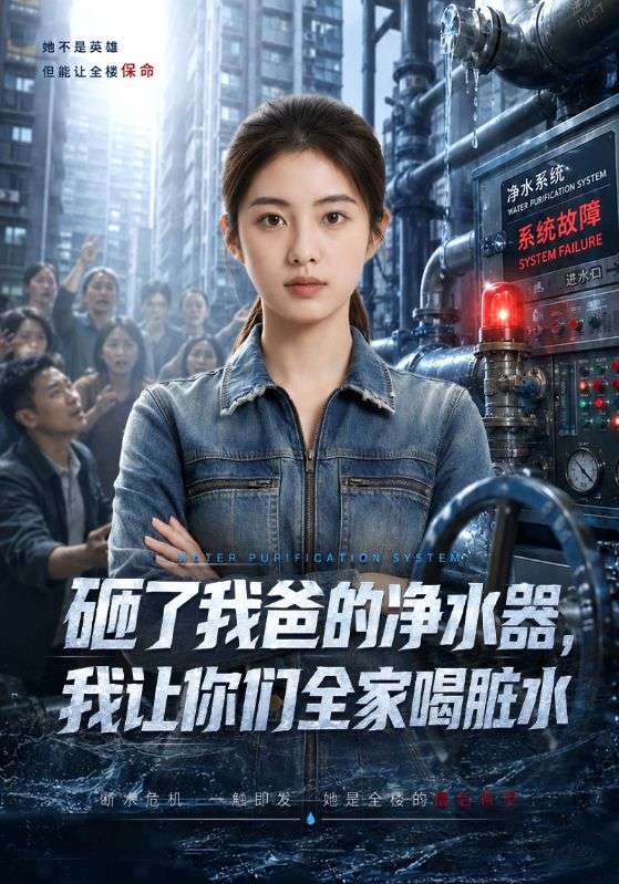 砸了我爸的净水器，我让你们全家喝脏水