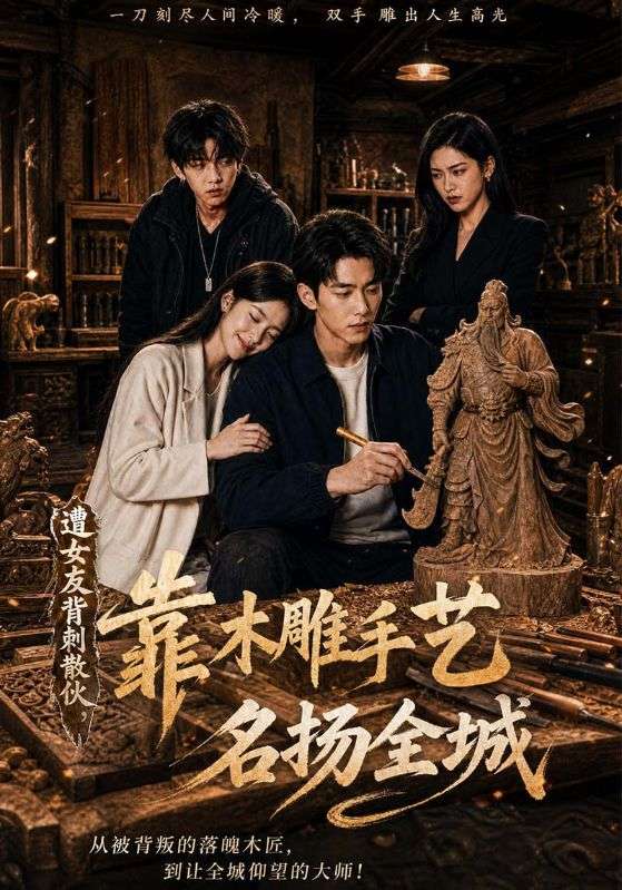 遭女友背刺散伙，靠木雕手艺名扬全城