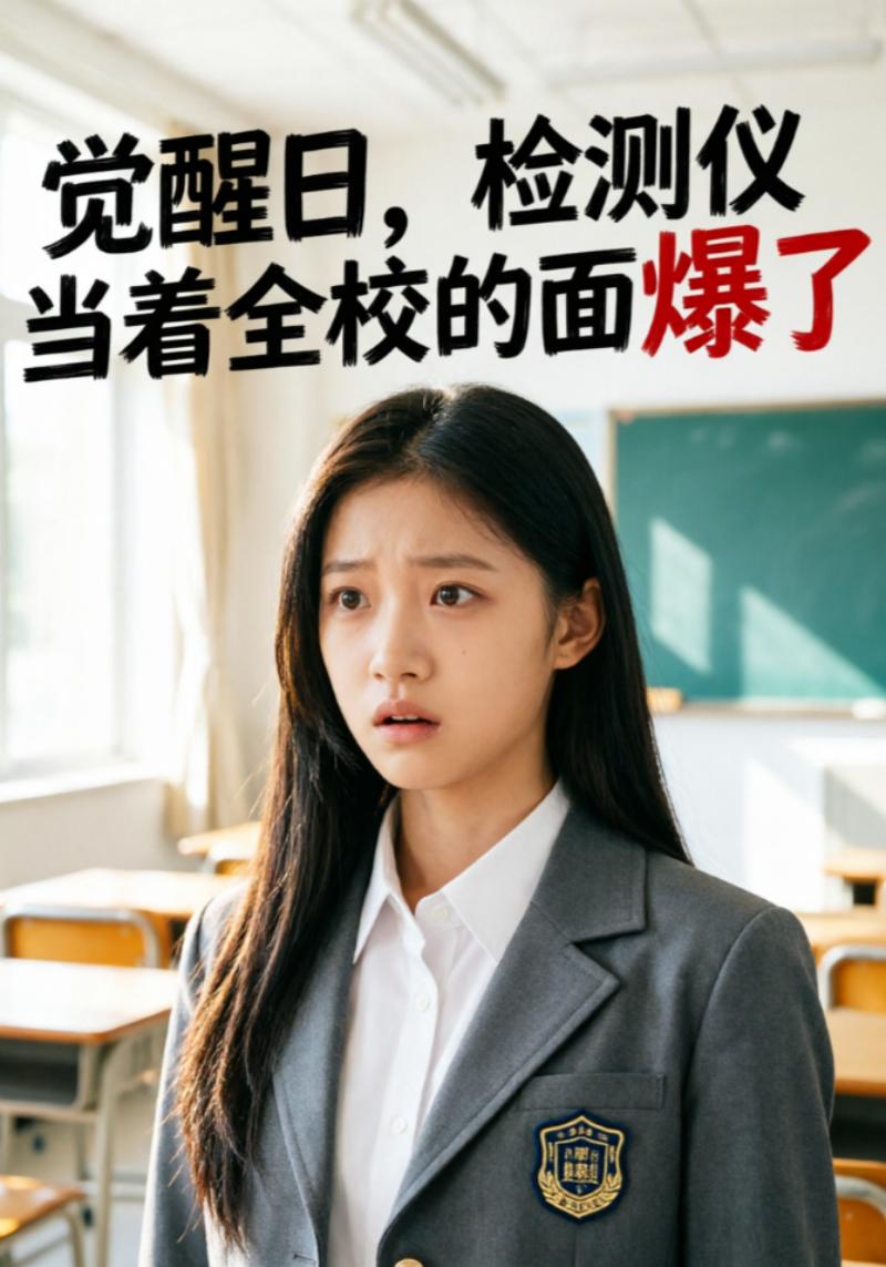 觉醒日,检测仪当着全校的面爆了