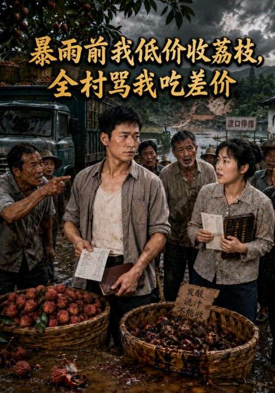暴雨前我低价收荔枝，全村骂我吃差价