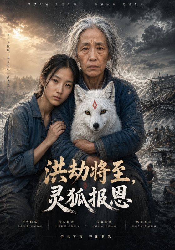 洪劫将至,灵狐报恩