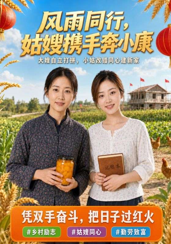风雨同行，姑嫂携手奔小康