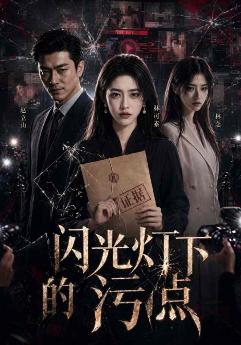 闪光灯下的污点
