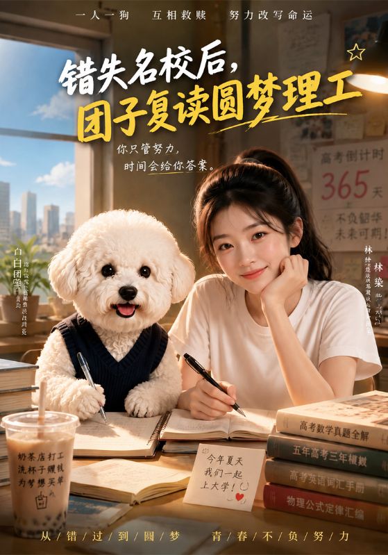 错失名校后,团子复读圆梦理工