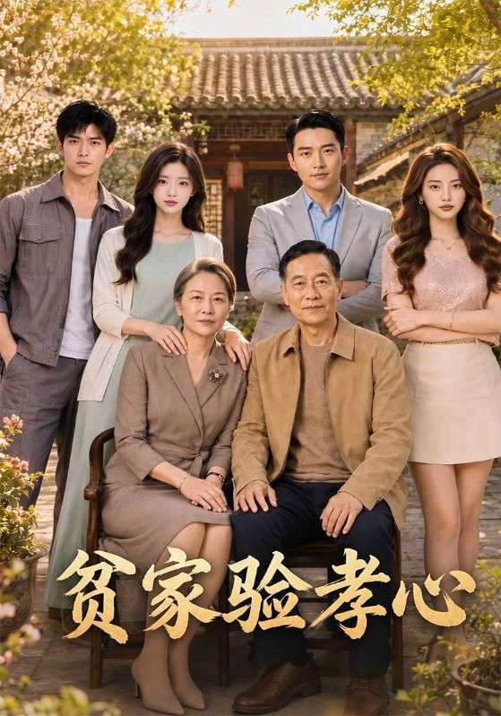 贫家验孝心