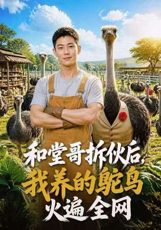和堂哥拆伙后，我养的鸵鸟火遍全网