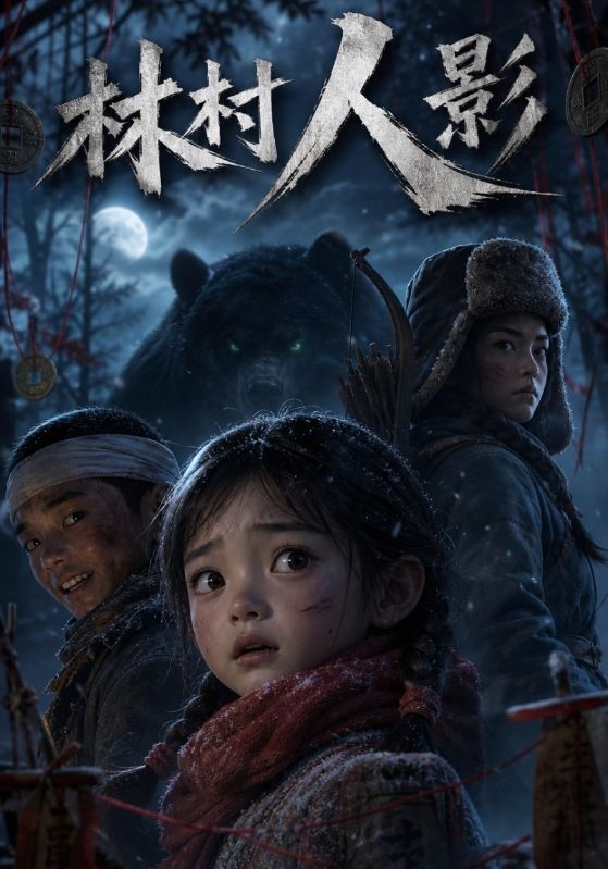 林村人影