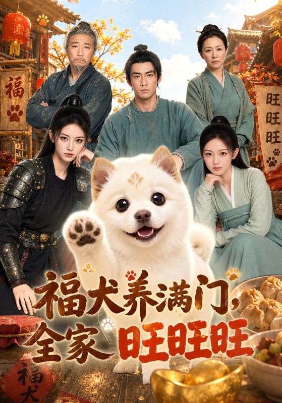 福犬养满门，全家旺旺旺