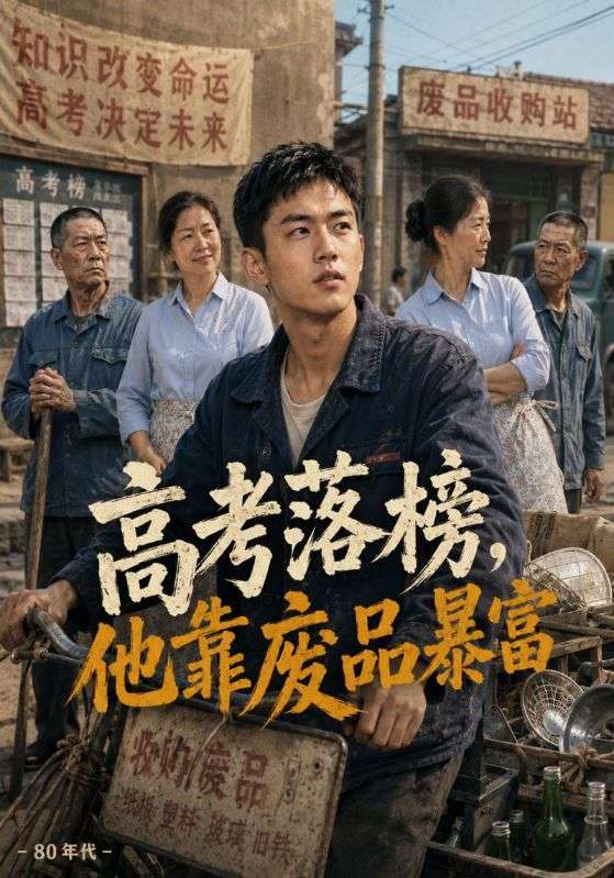 高考落榜，他靠废品暴富