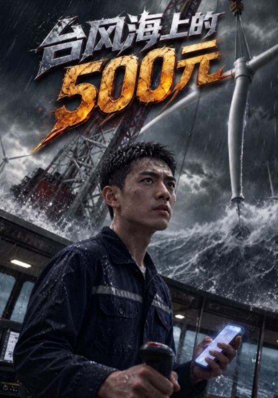 台风海上的500元