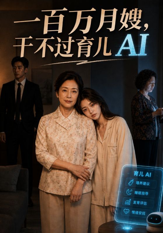 一百万月嫂，干不过育儿AI