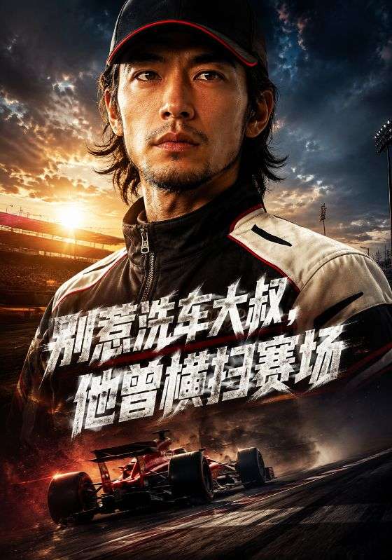 别惹洗车大叔，他曾横扫赛场