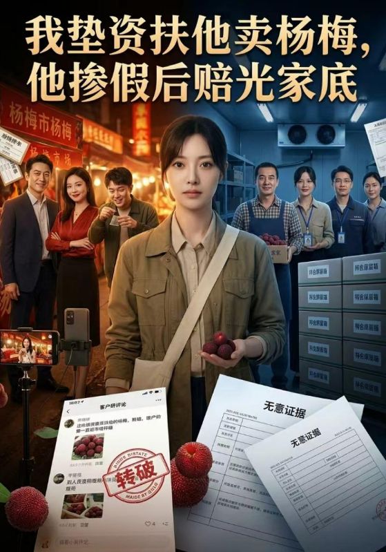 我垫资扶他卖杨梅，他掺假后赔光家底