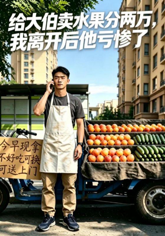 给大伯卖水果分两万，我离开后他亏惨了