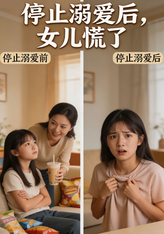 停止溺爱后，女儿慌了