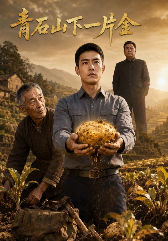 青石山下一片金