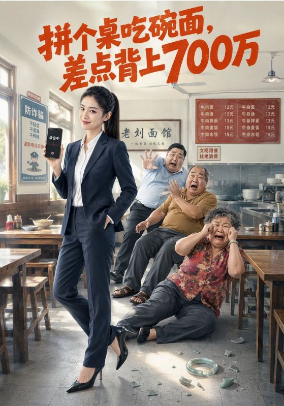 拼个桌吃碗面,差点背上700万
