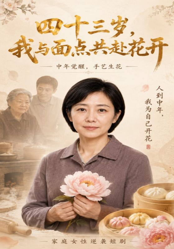 四十三岁，我与面点共赴花开封面