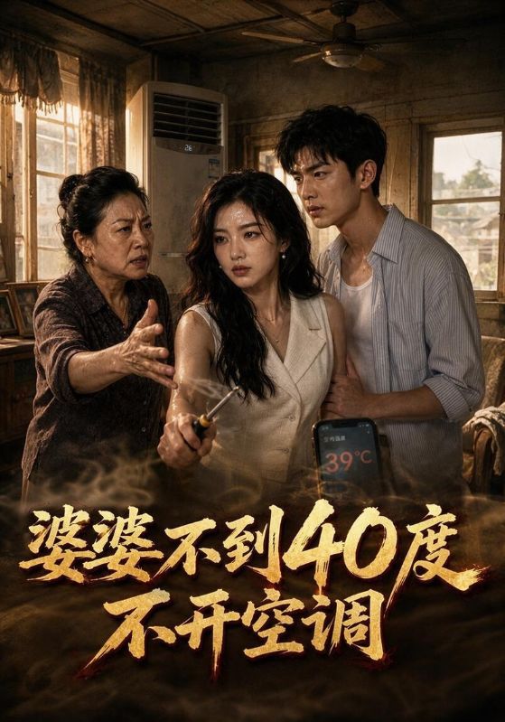 婆婆不到40度不开空调