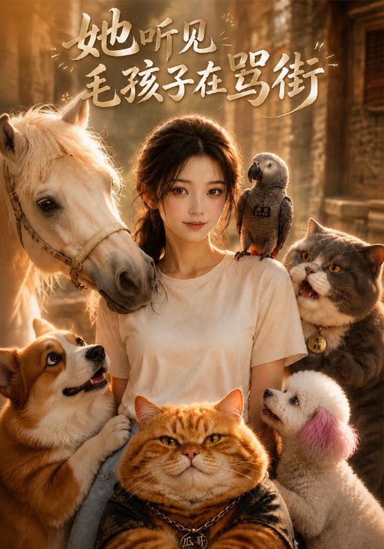 她听见毛孩子在骂街