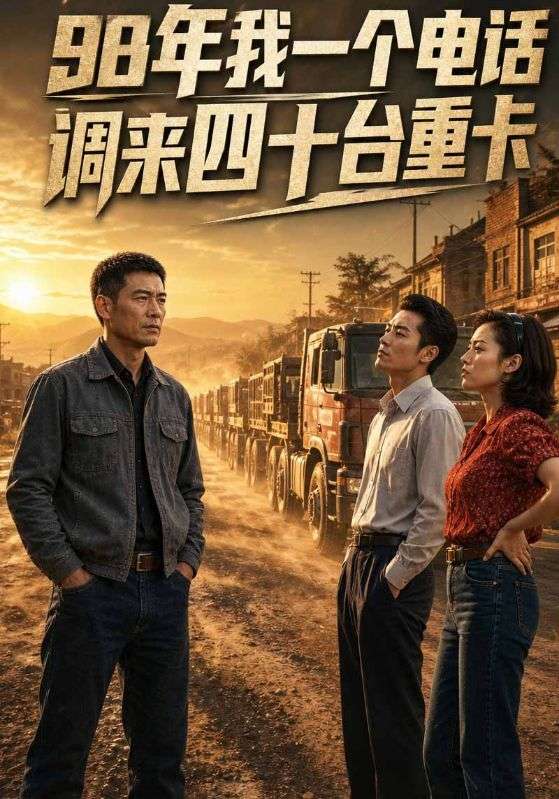 98年我一个电话调来四十台重卡
