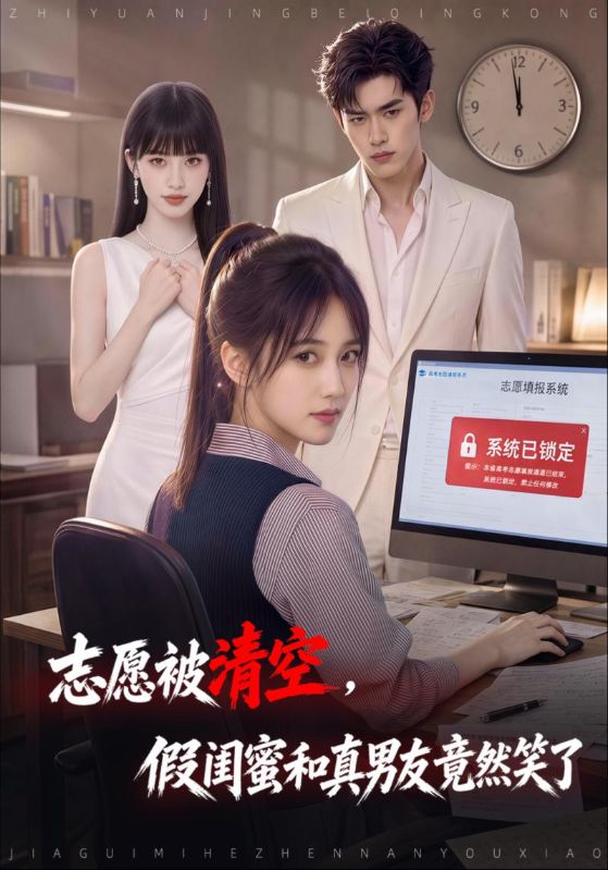 志愿被清空，假闺蜜和真男友竟然笑了封面