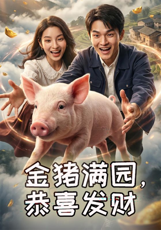 金猪满园，恭喜发财