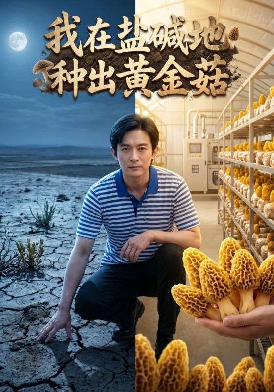 我在盐碱地种出黄金菇