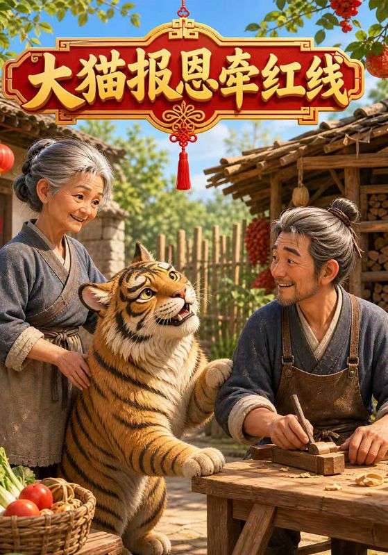 大猫报恩牵红线