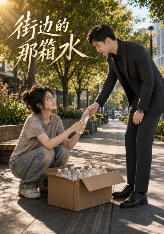 街边的那箱水