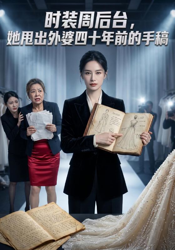 时装周后台，她甩出外婆四十年前的手稿