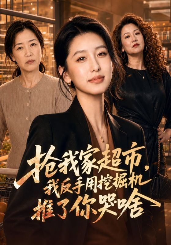 抢我家超市，我反手用挖掘机推了你哭啥