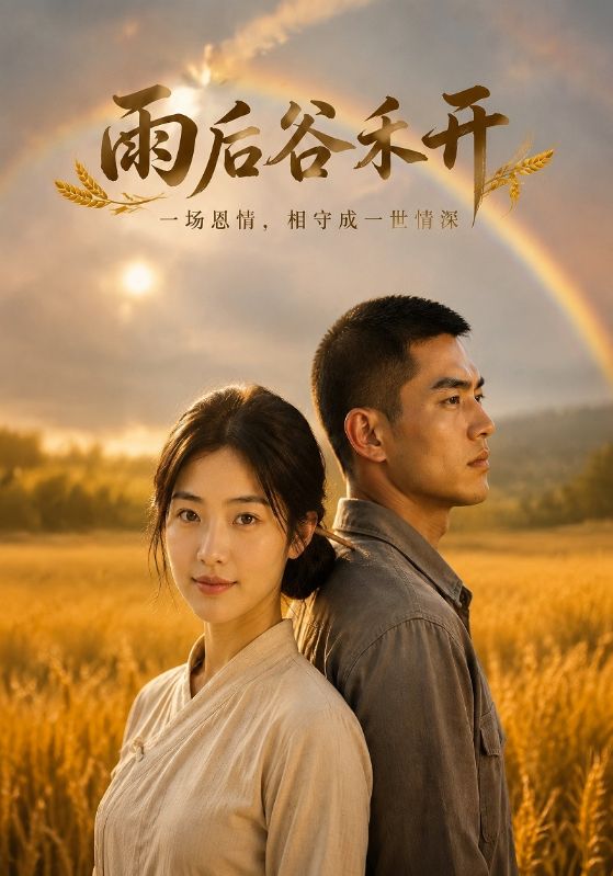 雨后谷禾开