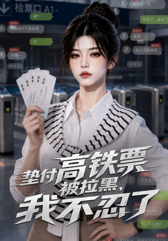 垫付高铁票被拉黑，我不忍了