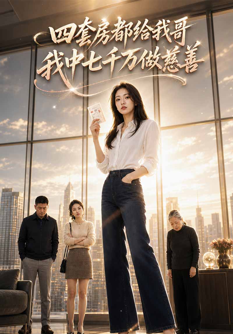 四套房都给我哥我中七千万做慈善