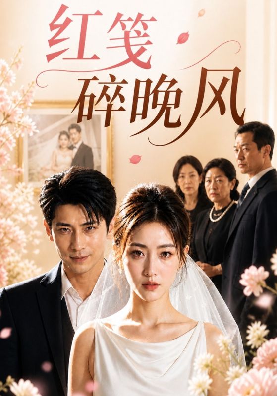 红笺碎晚风