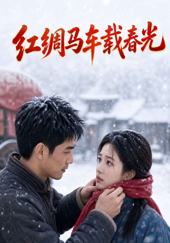 红绸马车载春光