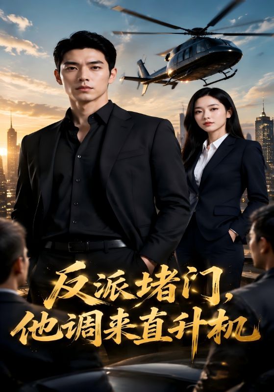 反派堵门,他调来直升机