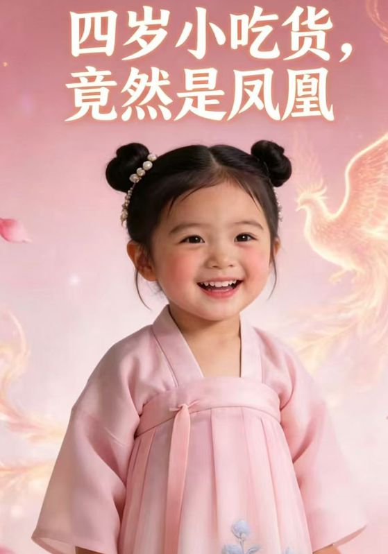 四岁小吃货，竟然是凤凰