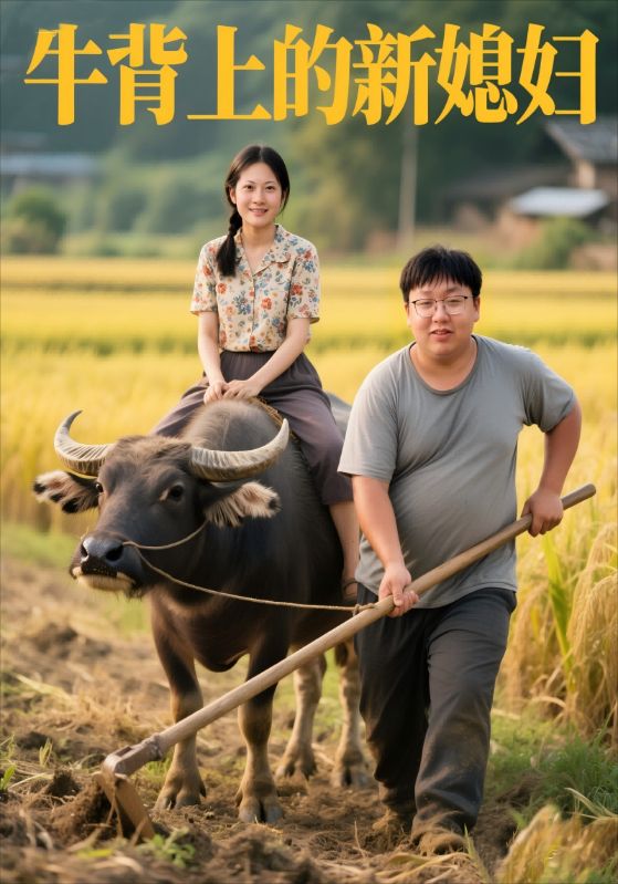 牛背上的新媳妇