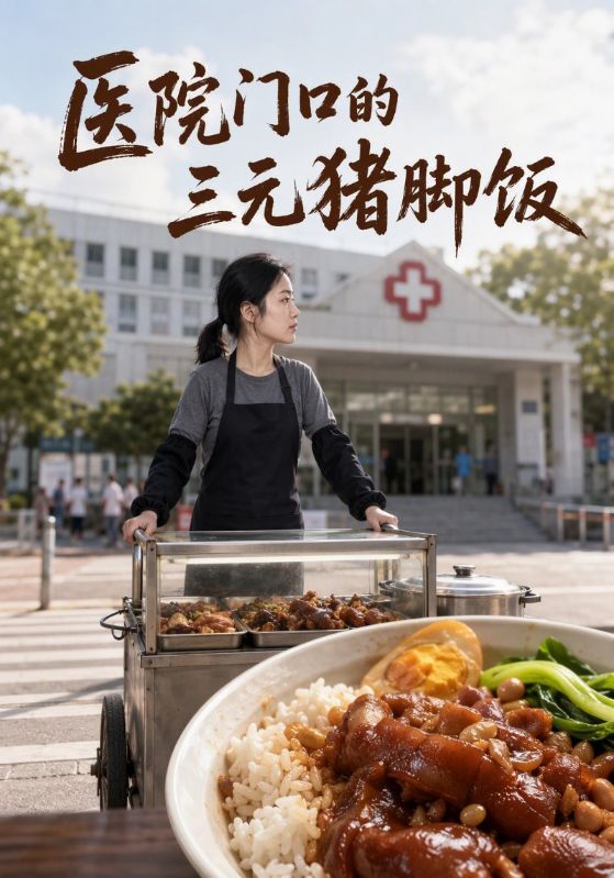 医院门口的三元猪脚饭