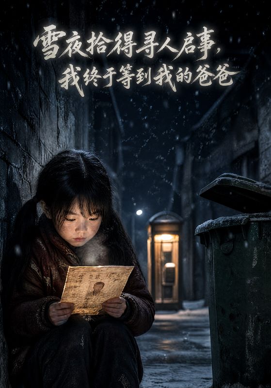 雪夜拾得寻人启事，我终于等到我的爸爸