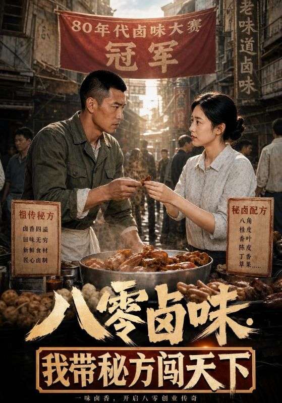 八零卤味我带秘方闯天下封面