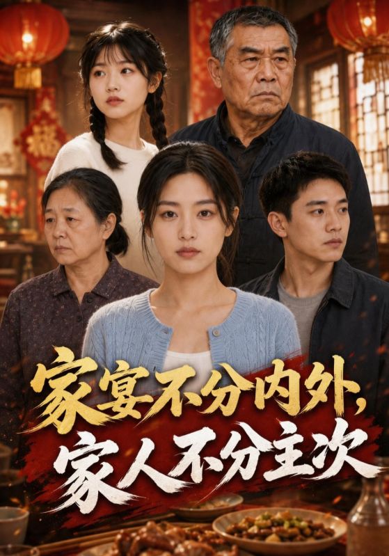 家宴不分内外，家人不分主次