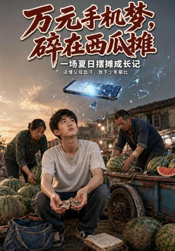万元手机梦，碎在西瓜摊