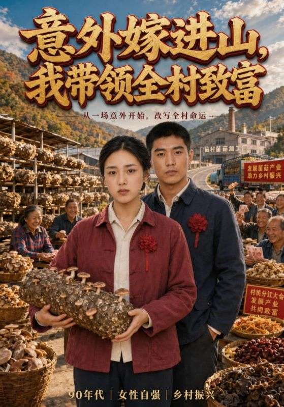 意外嫁进山，我带领全村致富