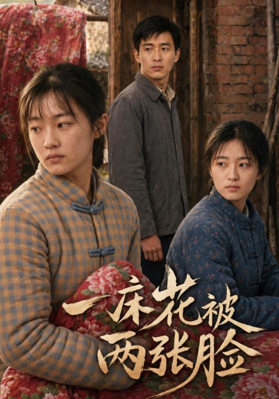 一床花被两张脸