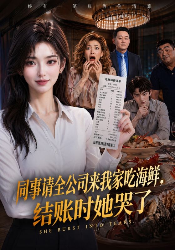 同事请全公司来我家吃海鲜，结账时她哭了
