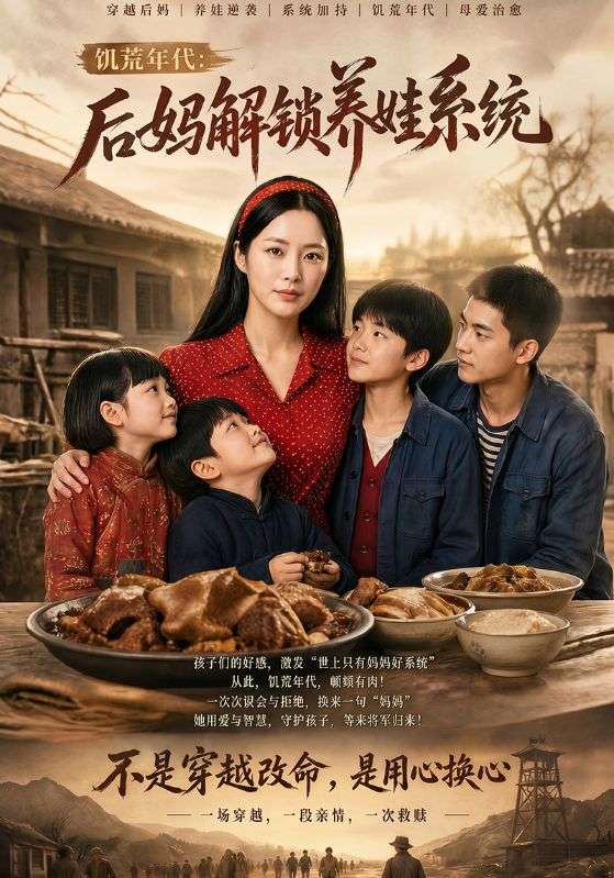 饥荒年代：后妈解锁养娃系统封面