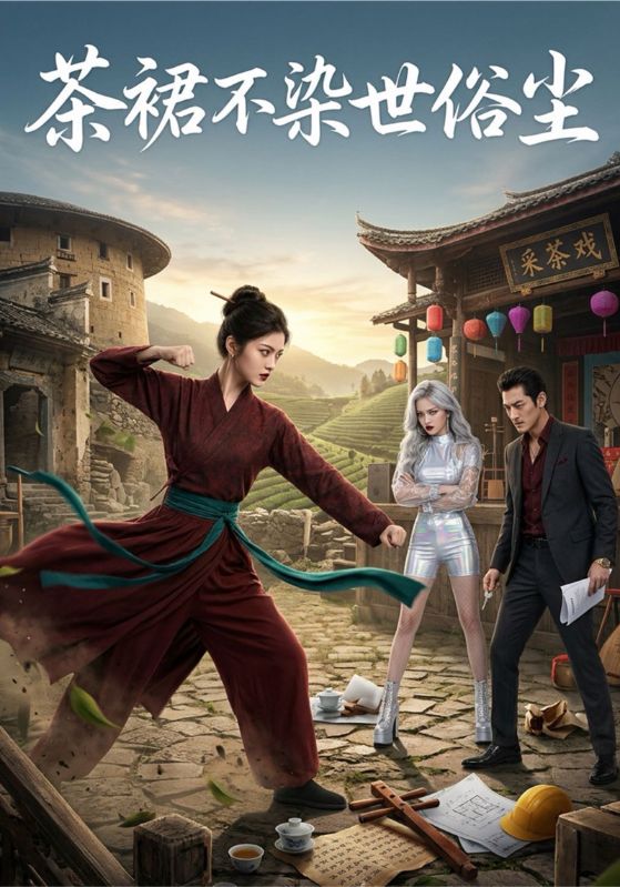 茶裙不染世俗尘